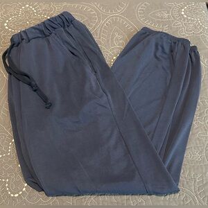 Get. Primped Women’s Navy Elastic Joggers Size Large